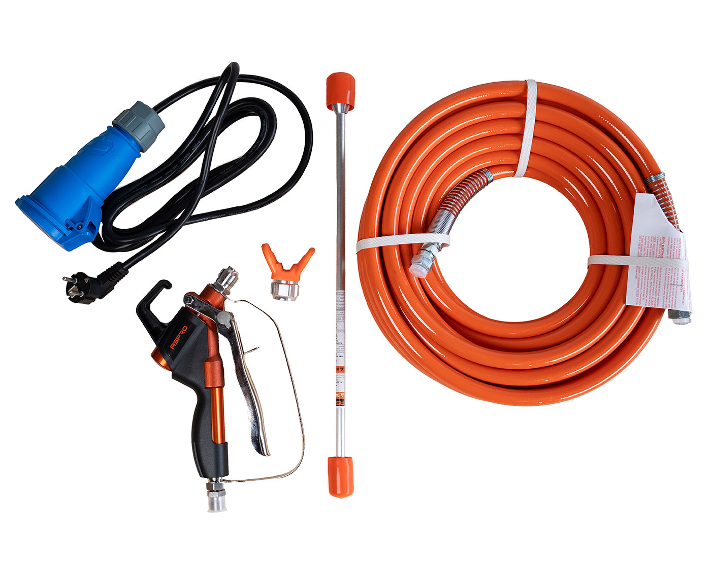 Airless Spritzgerät für Farbe & Spachtelmasse, Spritzspachtel ASPRO-8000 ASPRO 8000 Airless Spritzgerät für Farbe & Spachtelmasse Zubehör